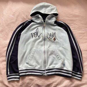 Vintage Zip Up Volcom Hoodie Size XL